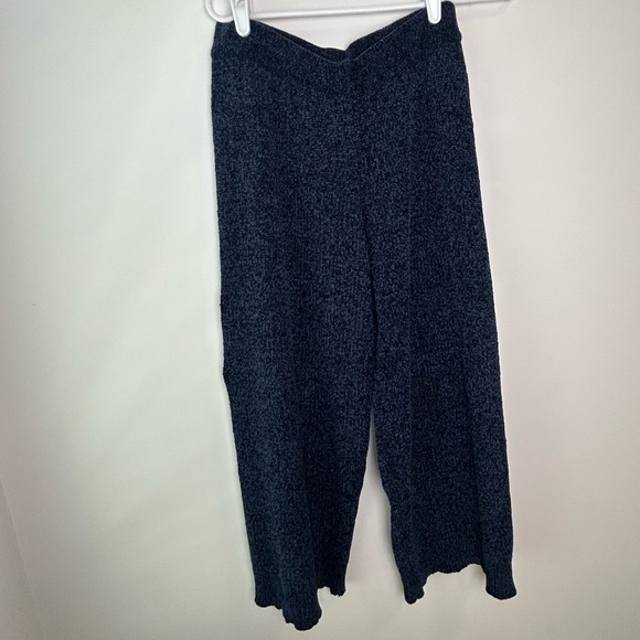 Lulu’s Comfy Cutie Chenille Sweater Pants – Midnight Blue, Size S - Picture 2 of 5